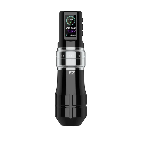 Ez P3 Pro Wireless tattoo pen silver gloss