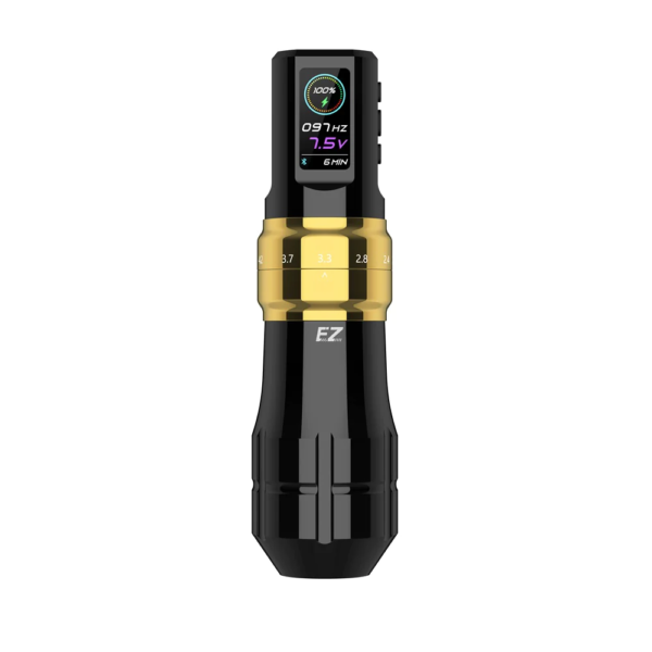 Ez P3 Pro Wireless tattoo pen gloss gold