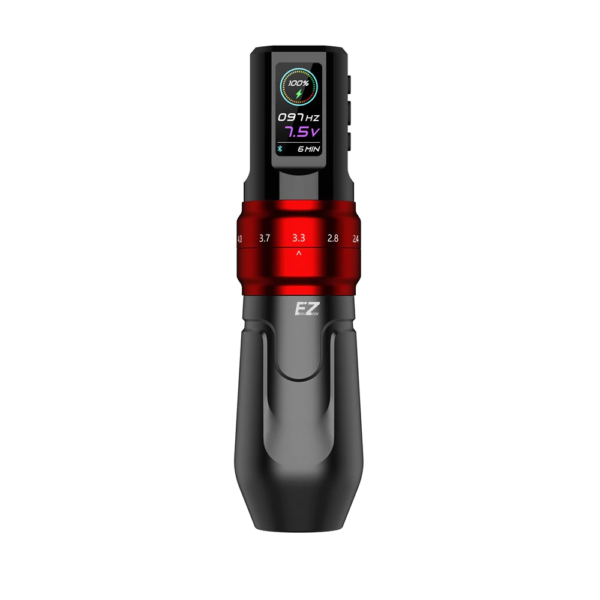 Ez P3 Pro Wireless tattoo pen matte red