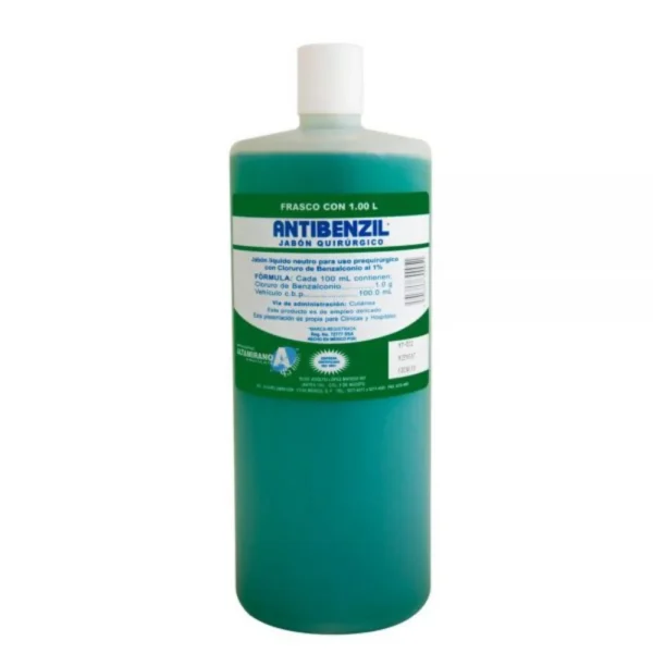 ANTIBENZIL Jabón Quirúrgico Verde