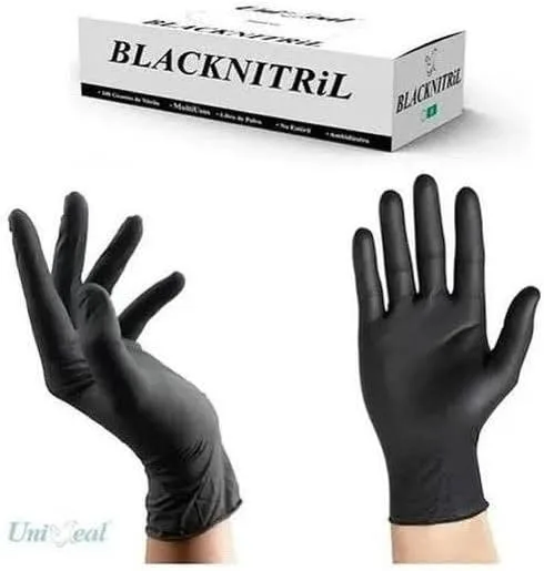 Guantes De Nitrilo Negro UniSeal - Image 4