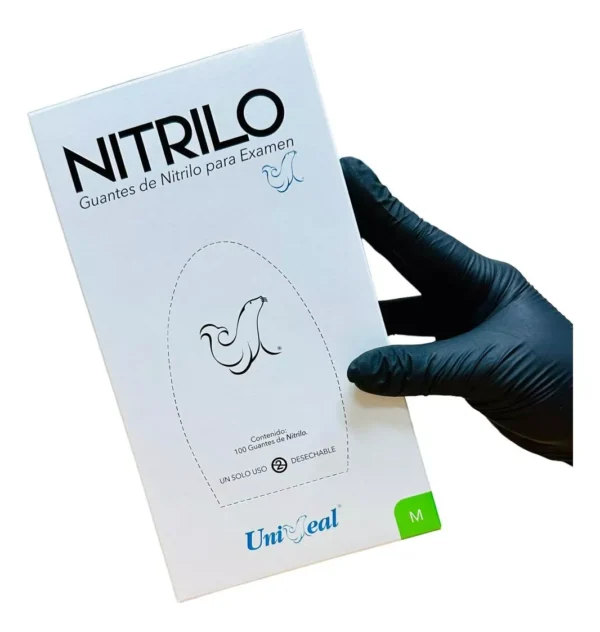 Guantes De Nitrilo Negro UniSeal